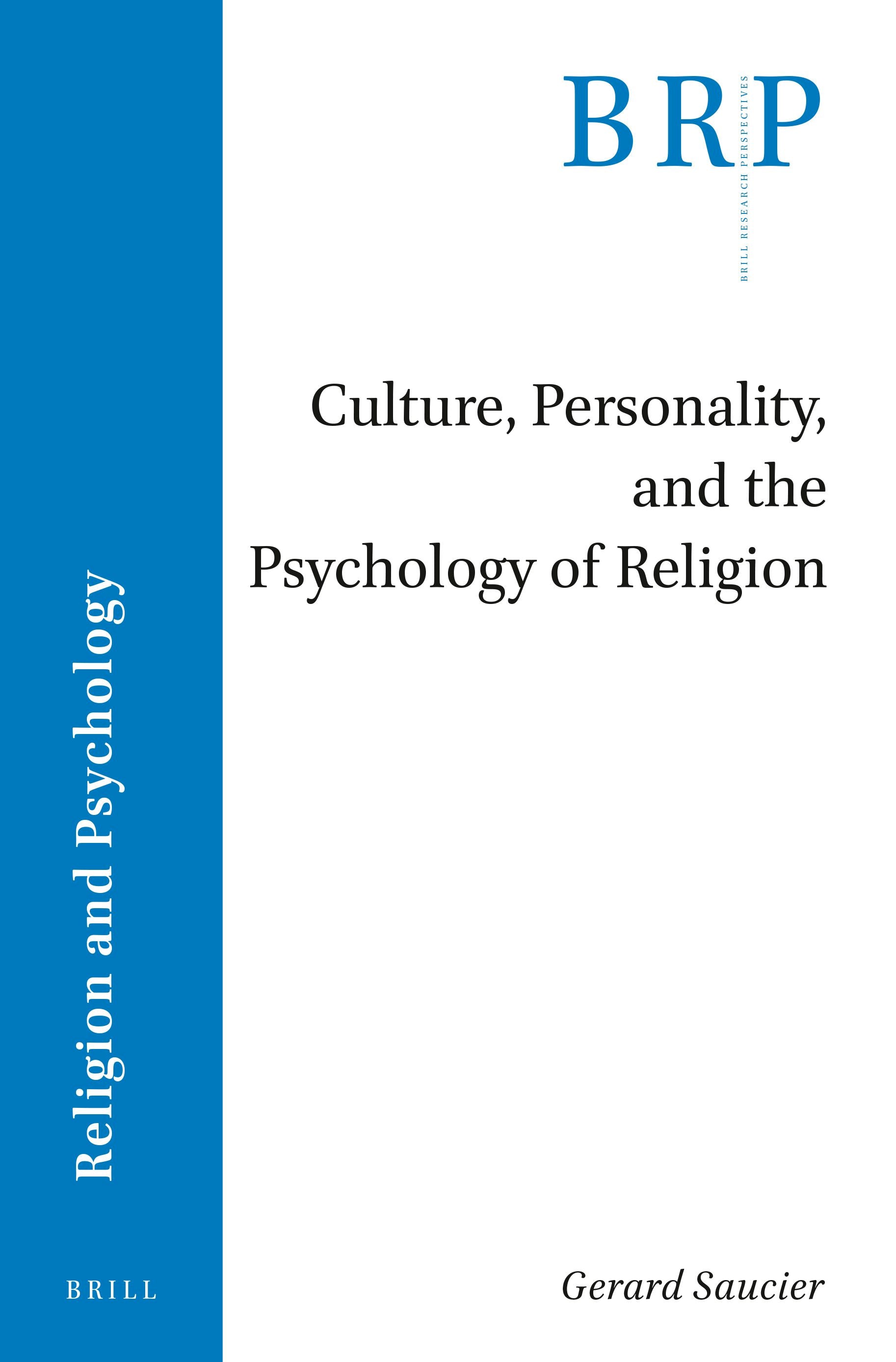 Book cover image for Culture, Personality, and the Psychology of Religion ISBN: 9789004522817